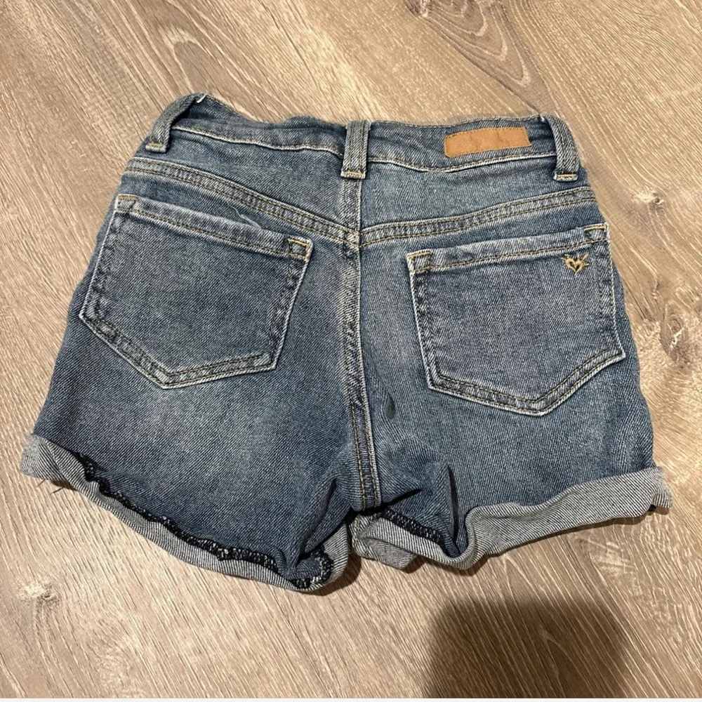 Justice Distressed Denim Skorts